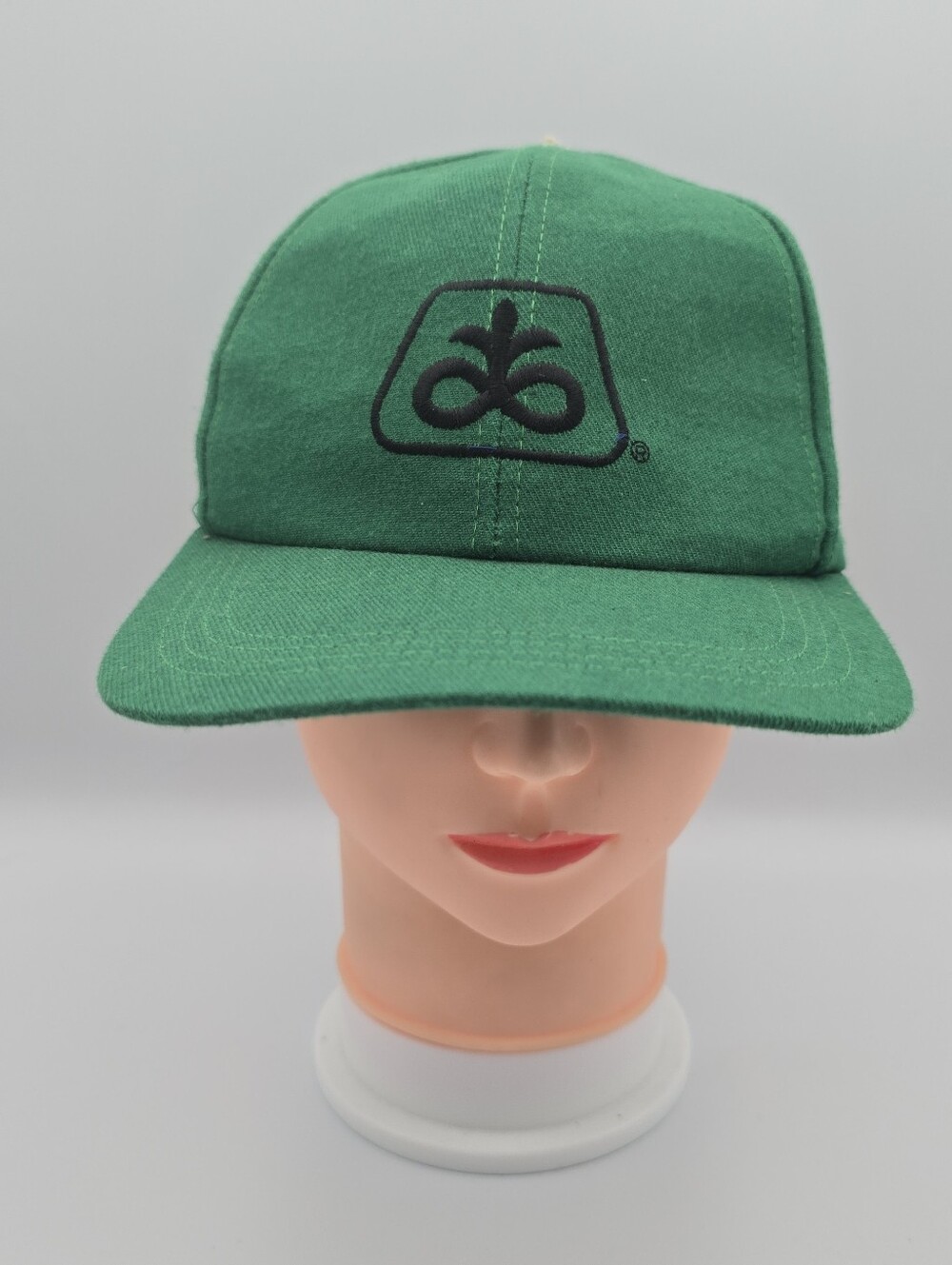 Vintage Pioneer Seed Made In USA Green Snapback Adjustable Hat